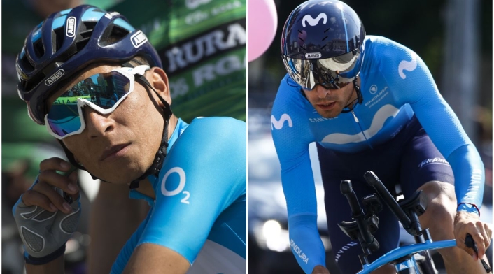 Nairo Quintana y Mikel Landa - Movistar Team