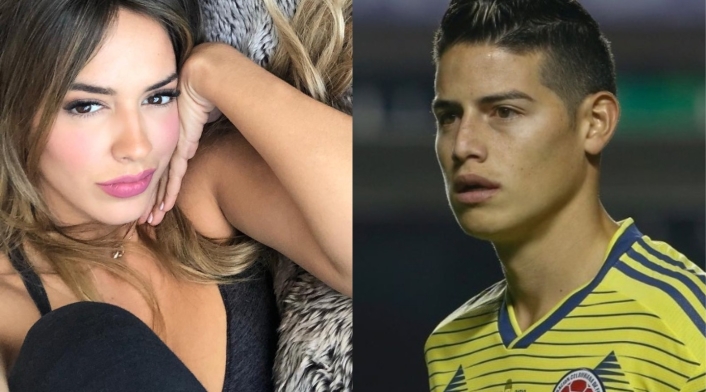 Shannon de Lima y James Rodríguez Shannon de Lima y James Rodríguez