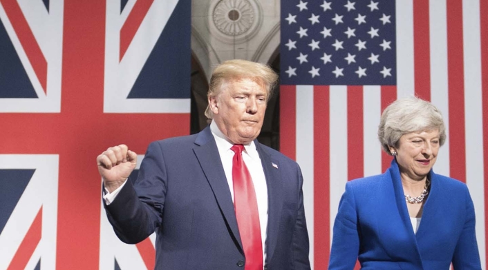 Trump y May Trump y May