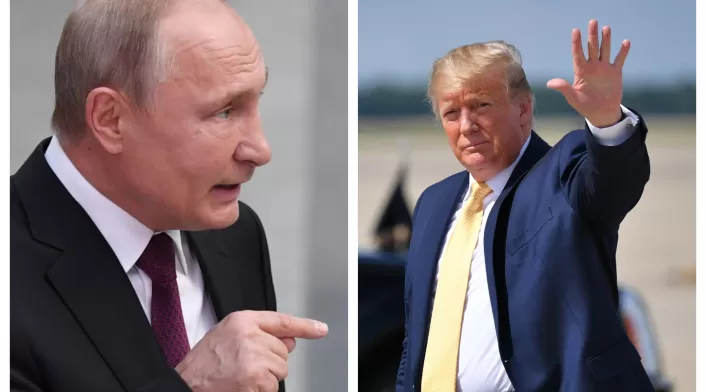 Vladimir Putin y Donald Trump