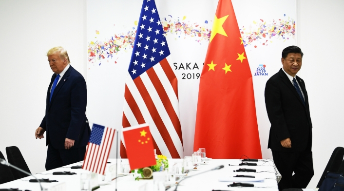 El presidente de Estados Unidos, Donald Trump, junto a su homólogo chino, Xi Jinping. El presidente de Estados Unidos, Donald Trump, junto a su homólogo chino, Xi Jinping, en Osaka (Japón)