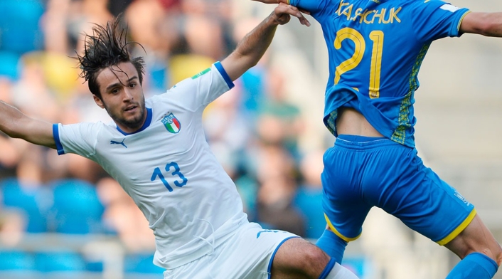 Ucranianos e italianos durante la disputa de la semifinal del Mundial Sub 20 Ucranianos e italianos durante la disputa de la semifinal del Mundial Sub 20