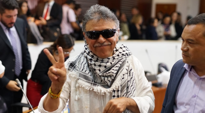 Jesús Santrich en el Congreso