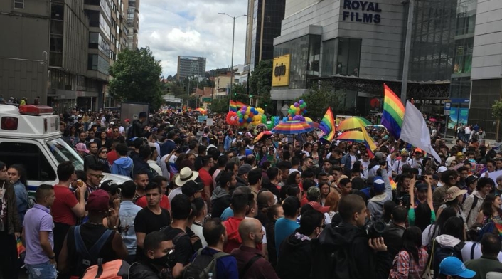 Aglomeración - Marcha del Orgullo LGBTI