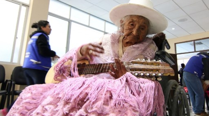 Julia Flores Colque, mujer más longeva de Bolivia