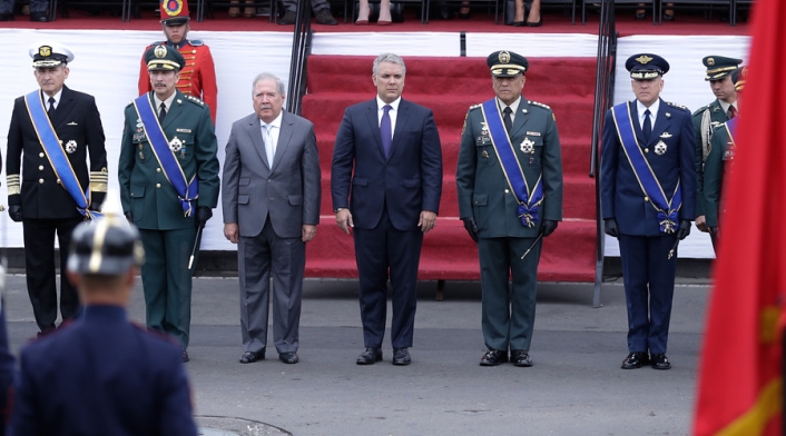 Desfile del 20 de julio en Bogotá