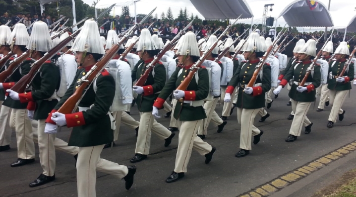 Desfile del 20 de julio en Bogotá