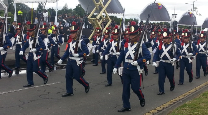 Desfile del 20 de julio en Bogotá
