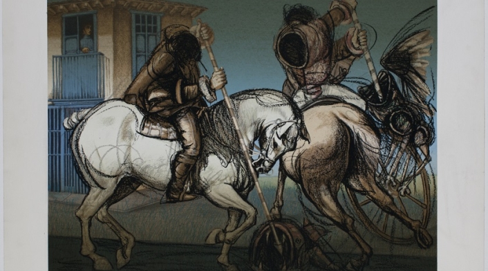 La batalla, obra de David Manzur