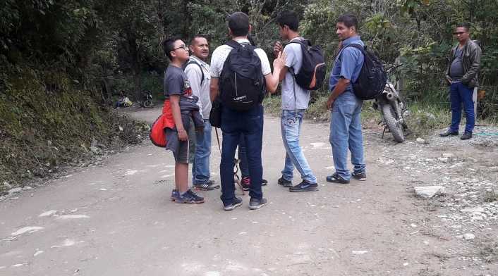El viacrucis de 'viajeros caminantes' de Guayabetal, por cierre de vía al Llano