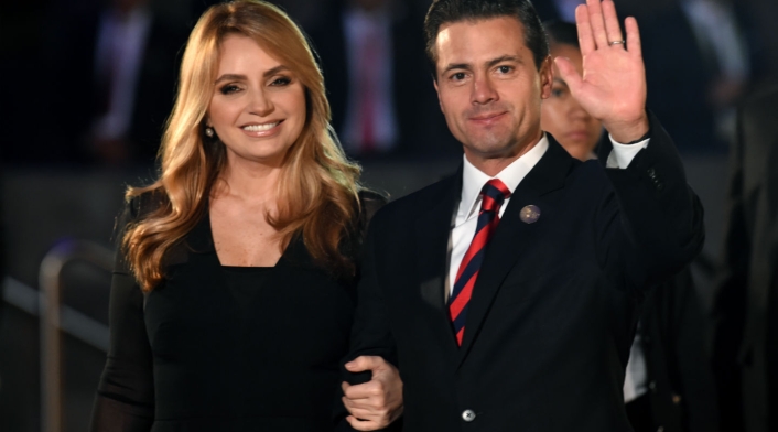 Angélica Rivera y Peña Nieto