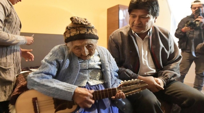 Julia Flores Colque, mujer más longeva de Bolivia