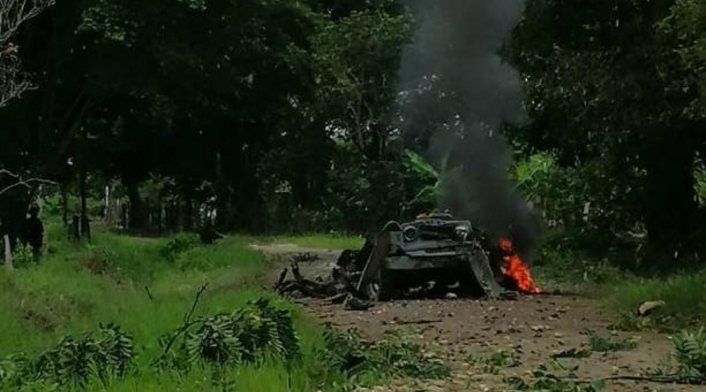 Carro bomba en Arauca Carro bomba en Arauca
