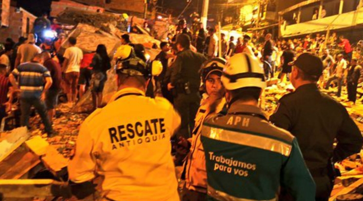 Colapso de vivienda en Medellín