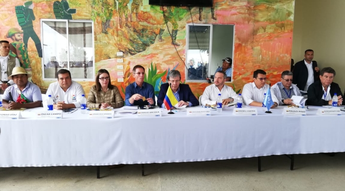 Representantes del Consejo de la ONU en Colombia
