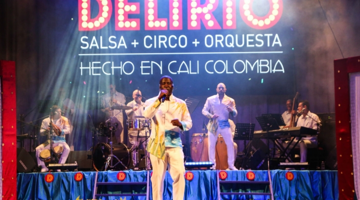 Delirio salsa presentó su show en Honduras