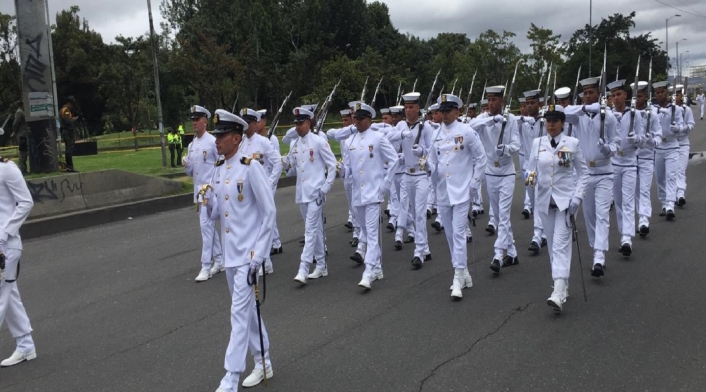 Desfile del 20 de julio en Bogotá
