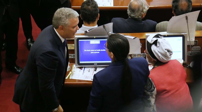 Iván Duque, presidente de la República.