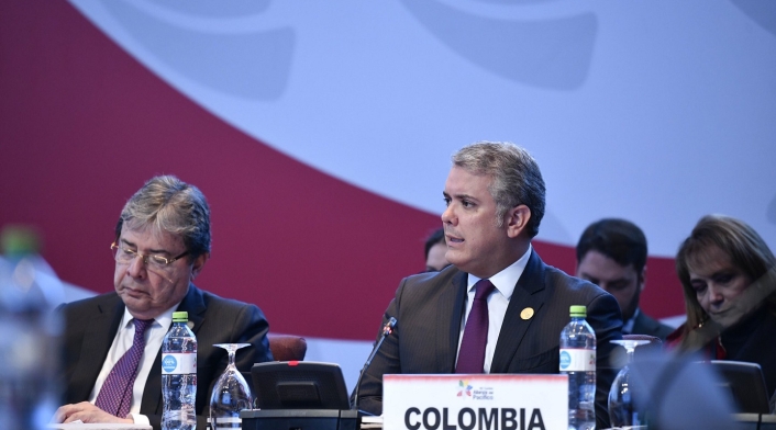 Iván Duque en cumbre de la Alianza del Pacífico Iván Duque en cumbre de la Alianza del Pacífico