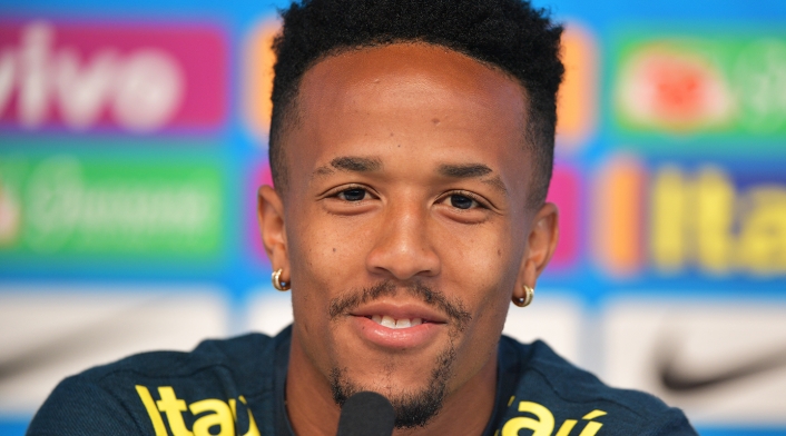 Eder Militao, futbolista brasileño al servicio de Real Madrid Eder Militao, futbolista brasileño al servicio de Real Madrid