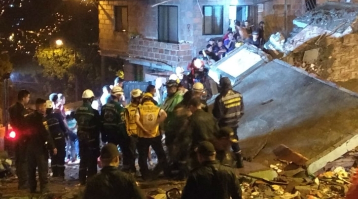 Colapsó vivienda en Medellín Colapsó vivienda en Medellín