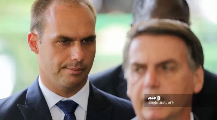 Eduardo Bolsonaro, hijo del presidente Jair Bolsonaro