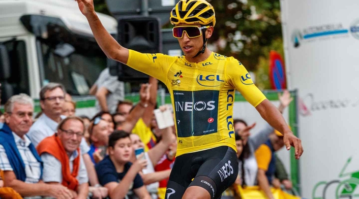 Egan Bernal, campeón del Tour de Francia. Egan Bernal, campeón del Tour de Francia.