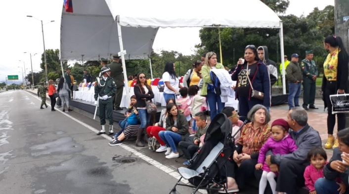 Familiares de soldados caídos en combate