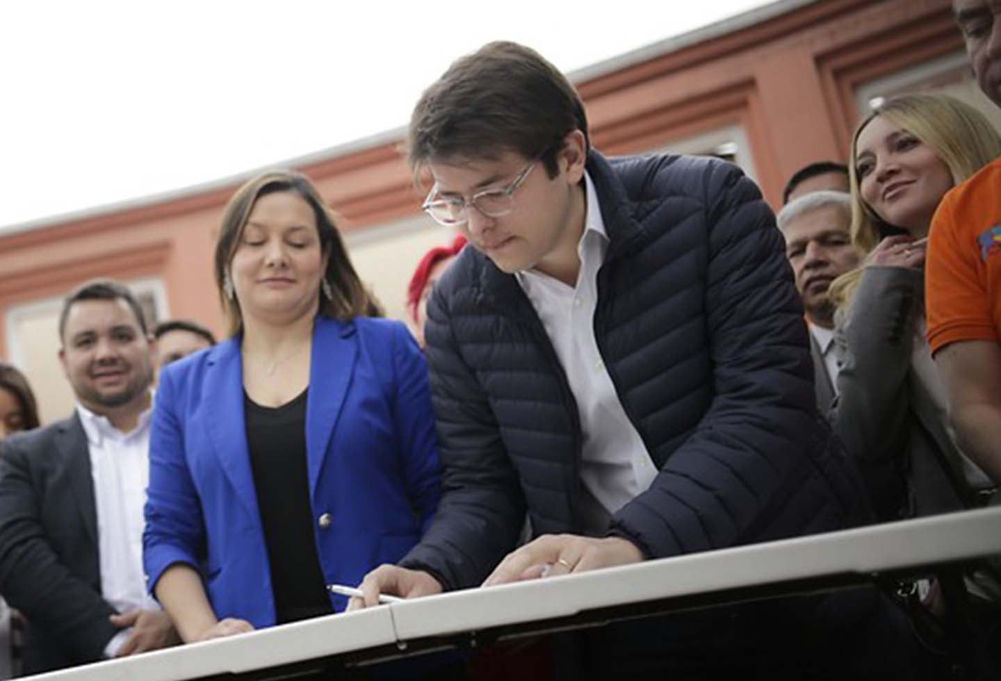 Ángela Garzón y Miguel Uribe. Ángela Garzón y Miguel Uribe.