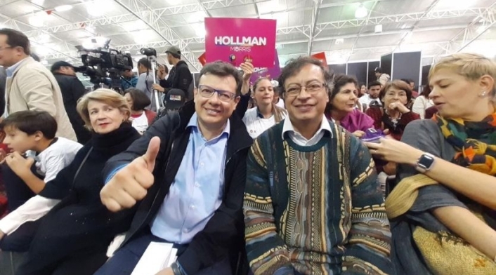 Hollman Morris y Gustavo Petro