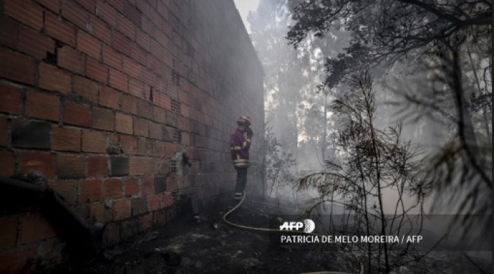 Incendio portugal bomberos