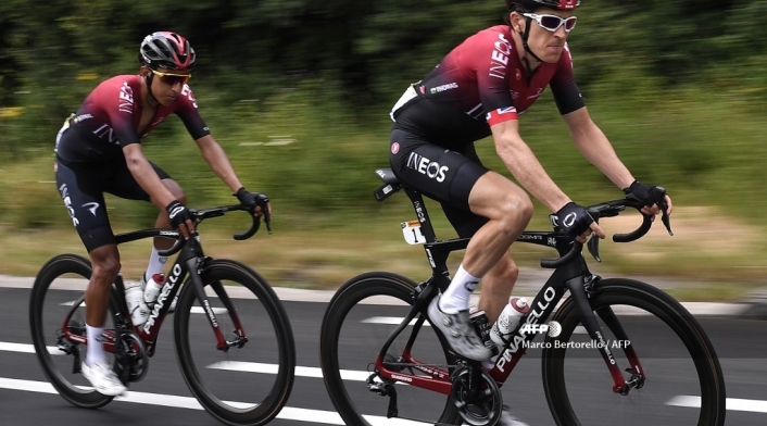 Egan Bernal y Geraint Thomas - Tour de Francia 2019