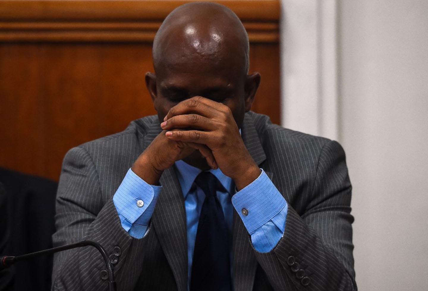 Primer ministro de Haiti, Jean-Michel Lapin. Primer ministro de Haiti, Jean-Michel Lapin.