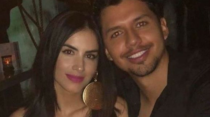 Jessica Cediel y su novio