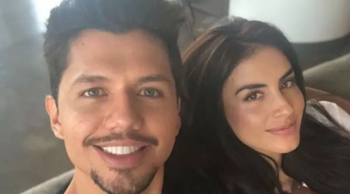 Jessica Cediel y su novio