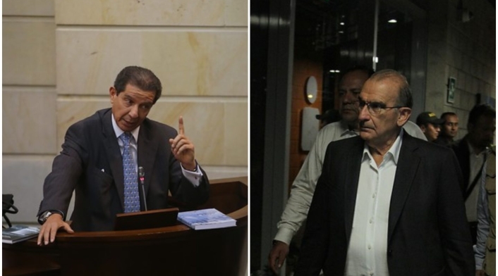 José Félix Lafaurie y Humberto de la Calle, presidente de Fedegán y ex jefe negociador del gobierno ante las Farc, respectivamente