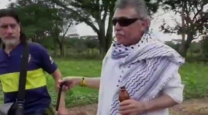 Juan Bautista Hernández Aro y Jesús Santrich