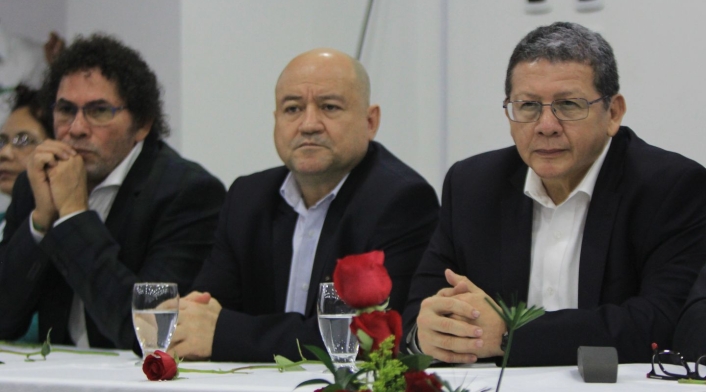 Pastor Alape, Carlos Antonio Lozada y Pablo Catatumbo.
