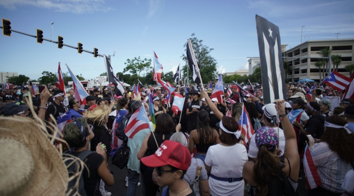 Marchas en Puerto Rico contra Ricardo Rosselló