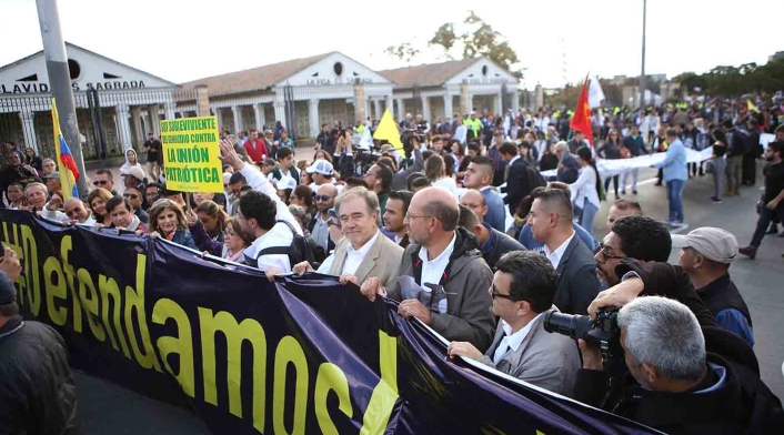 Marcha en pro de los líderes sociales
