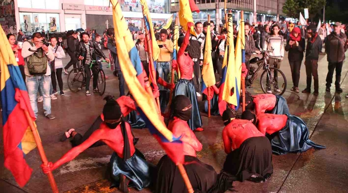 Marcha en pro de los líderes sociales