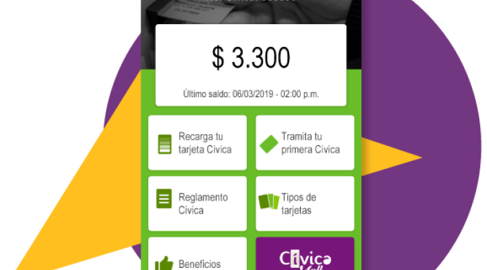 Imagen de la aplicación del Metro de Medellín