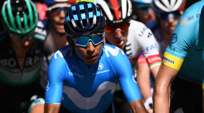 Nairo Quintana, ciclista colombiano al servicio del Movistar Team Nairo Quintana, ciclista colombiano al servicio del Movistar Team