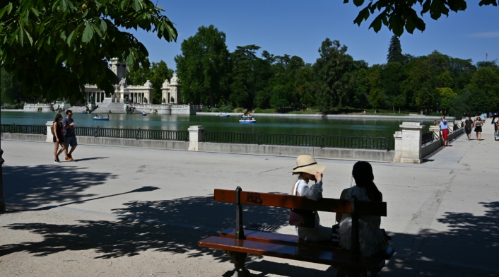 El Parque El Retiro, en Madrid