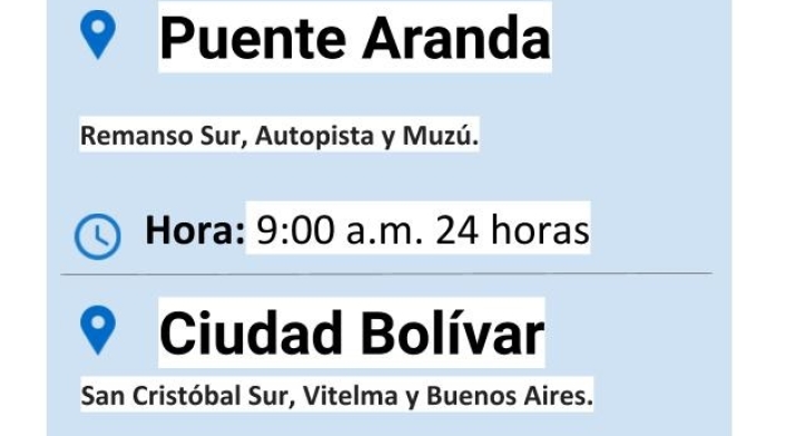 Plantilla cortes de agua jueves 18 de julio de 2019