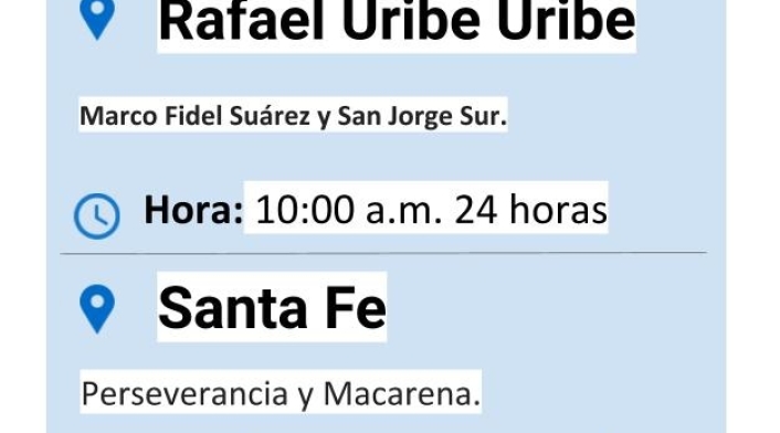 Plantilla cortes de agua miércoles 24 de julio de 2019
