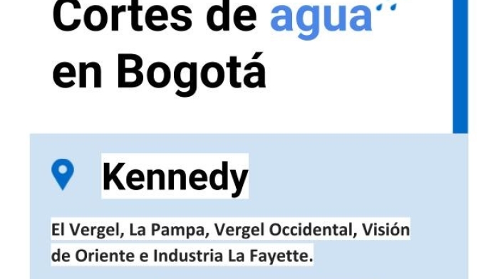 Plantilla cortes de agua viernes 12 de julio de 2019