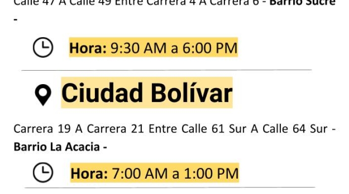 Plantilla cortes de luz martes 16 de julio de 2019