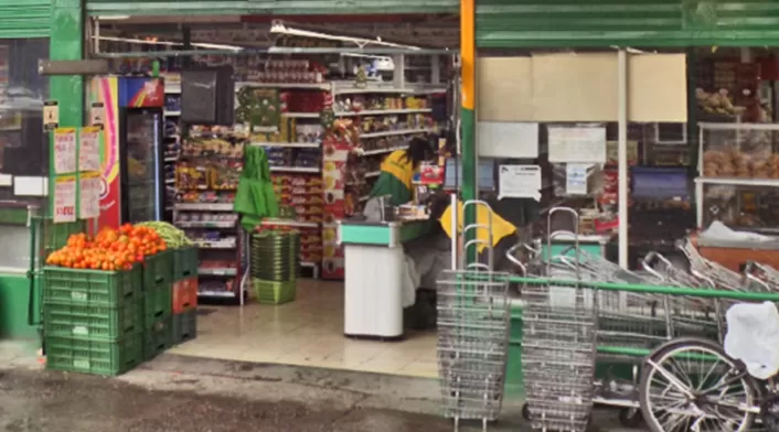 Foto de referencia de una tienda en Bogotá