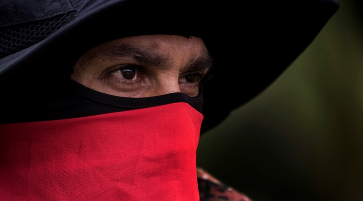 Alias Uriel, comandante del Frente de Guerra Occidental Ómar Gómez del ELN